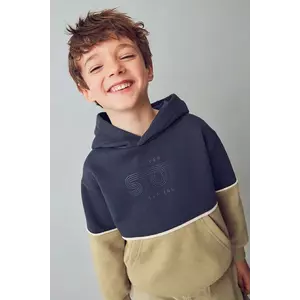 Mayoral bluză culoarea bleumarin, cu glugă, 4410 imagine