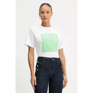MAX&Co. tricou din bumbac culoarea alb, 2518971024200 imagine
