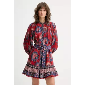 Farm Rio rochie culoarea roșu, mini, evazați, 336927 imagine