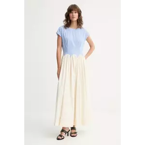 Never Fully Dressed rochie din bumbac Monika maxi, evazați, NFDDR2806 imagine