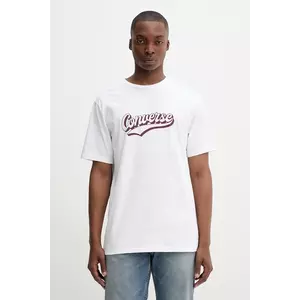 Converse tricou din bumbac culoarea alb, cu imprimeu, 10027994-A06 imagine