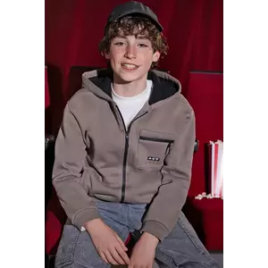 Mayoral bluză culoarea verde, cu glugă, 7419 imagine