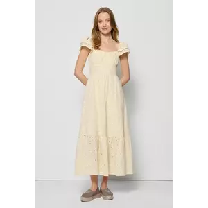 Bizuu rochie CORSICA culoarea galben, maxi, evazați, CORSICA ŻÓŁTY imagine