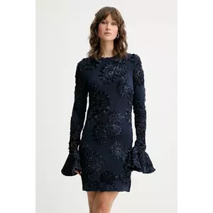 Rotate rochie 0 culoarea bleumarin, mini, mulată, 114218340 imagine