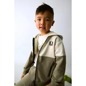 Mayoral bluză culoarea verde, cu glugă, 4426 imagine