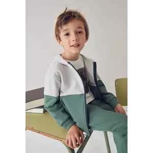 Mayoral bluză culoarea verde, cu glugă, 4426 imagine