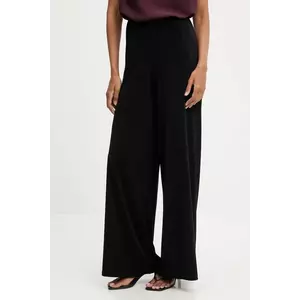 Answear.LAB pantaloni culoarea negru, neted imagine