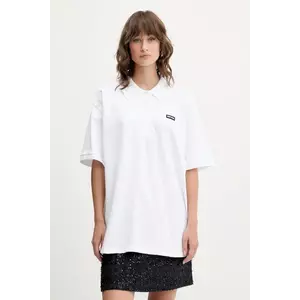 Rotate tricou polo culoarea alb, 114785400 imagine