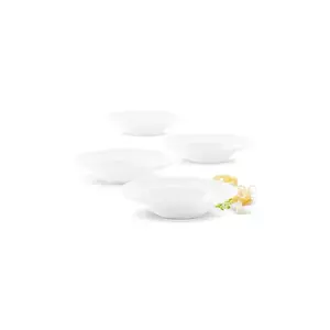 Rosendahl un set de farfurii Bubbles 25 cm 4-pack culoarea alb imagine