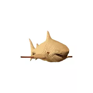 Cartonic puzzle 3d Shark 20 x 30 x 6 cm culoarea bej imagine