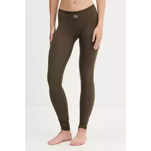 Diesel colanți MINA-UTLT culoarea verde, uni, A18318.0PJBA imagine