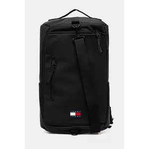 Tommy Jeans rucsac culoarea negru, mare, uni, AM0AM13407 imagine