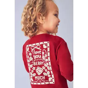 Mayoral longsleeve din bumbac pentru copii culoarea roșu, 4005 imagine