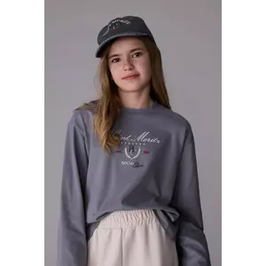 Mayoral longsleeve din bumbac culoarea gri, 7025 imagine