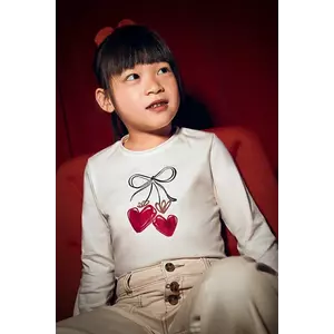 Mayoral longsleeve din bumbac culoarea roșu, 4008 imagine