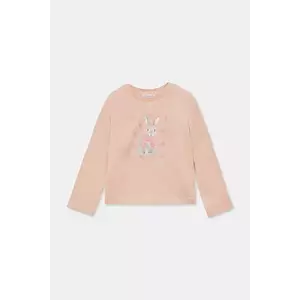 Mayoral longsleeve din bumbac culoarea roz, 4009 imagine