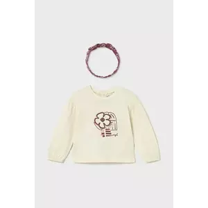 Mayoral longsleeve din bumbac culoarea roz, 2078 imagine