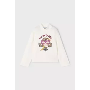 Mayoral longsleeve culoarea bej, cu turtleneck, 4002 imagine