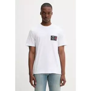 MSGM tricou din bumbac culoarea alb, uni, 3940MM118.257798 imagine