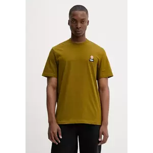 MSGM tricou din bumbac culoarea verde, cu imprimeu, 3940MM117.257798 imagine