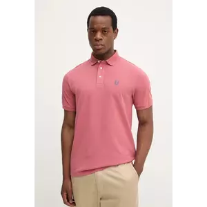 Hackett London polo de bumbac culoarea roșu, uni, HM5600001 imagine