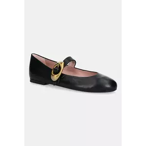 Pretty Ballerinas balerini de piele Nicole culoarea negru, 52563_001 imagine