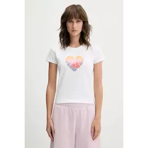 Converse tricou culoarea alb, 10028331-A03 imagine