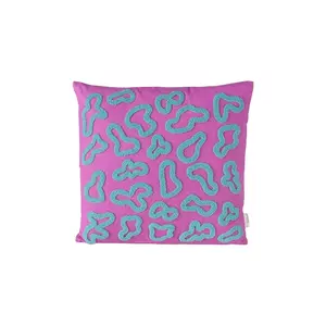 Boltze perna decorativă Swirla 45 x 45 cm culoarea violet imagine