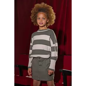 Mayoral fustă culoarea verde, mini, drept, 7905 imagine