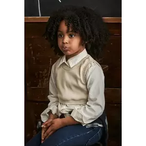 Mayoral cămașă copii culoarea bej, 4317 imagine