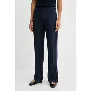 MM pantaloni de trening TEMA culoarea bleumarin, uni, 2526336017600 imagine