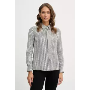 Elisabetta Franchi cămașă culoarea bej, cu guler clasic, regular, CA10956E2 imagine