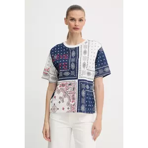 Weekend Max Mara tricou din bumbac culoarea alb, 2525976051600 imagine