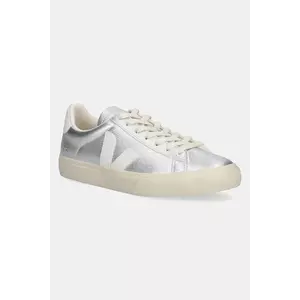 Veja sneakers din piele Campo culoarea argintiu, CP0502684A imagine