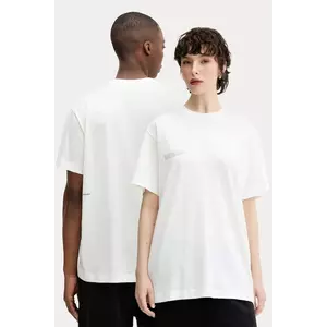 Pangaia tricou din bumbac 3-pack culoarea bej, cu imprimeu, 10002567 imagine