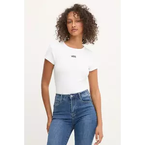 Vans tricou culoarea alb, VN000RD1WHT1 imagine