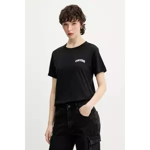 Converse tricou din bumbac culoarea negru, 10028336-A03 imagine