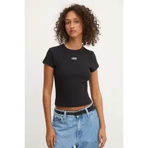 Vans tricou culoarea negru, VN000RD1BLK1 imagine