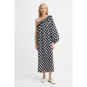 The Sleeper rochie culoarea negru, midi, drept, GADR02G097N imagine