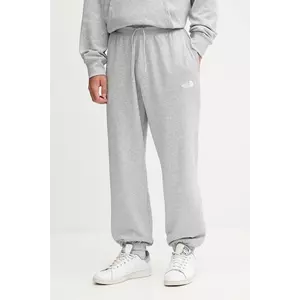 The North Face pantaloni de trening Essential Relaxed culoarea gri, melanj, NF0A8C1FDYX1 imagine