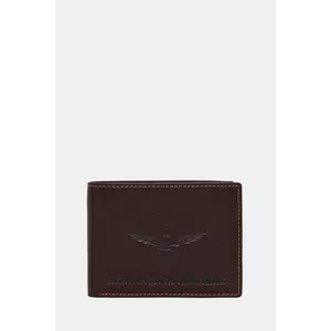 Aeronautica Militare portofel de piele culoarea maro, AM241 imagine
