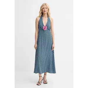 The Sleeper rochie culoarea bleumarin, maxi, evazați, JRDR02G031R imagine