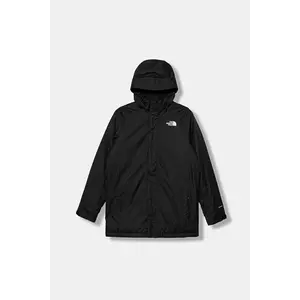 The North Face geacă copii TEEN SNOWQUEST JACKET culoarea negru, NF0A8EJQJK31 imagine