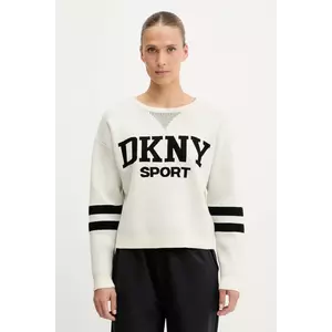 Dkny pulover culoarea bej, DP5R0749 imagine