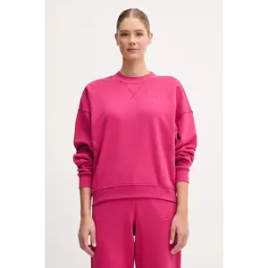 Dkny hanorac de bumbac culoarea roz, uni, DP5T1406 imagine