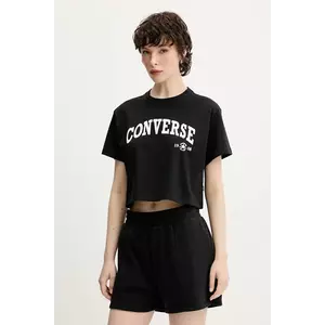 Converse tricou din bumbac culoarea negru, 10026367-A02 imagine