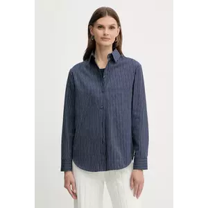 MM cămașă din bumbac EFFIGE culoarea bleumarin, cu guler clasic, regular, 2526116037600 imagine