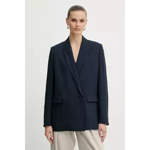 BOSS sacou cu doua rânduri de nasturi, cu imprimeu, 50548492 imagine