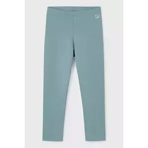 Mayoral leggins copii culoarea turcoaz, uni, 717 imagine