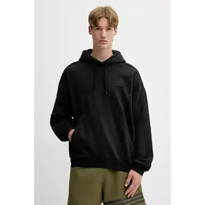 adidas Originals bluză Baggy Hoodie culoarea negru, cu glugă, uni, JY1412 imagine